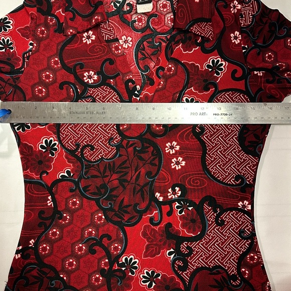 Vintage PS Per Seption 3/4 Sleeve Floral Blouse - Picture 12 of 15